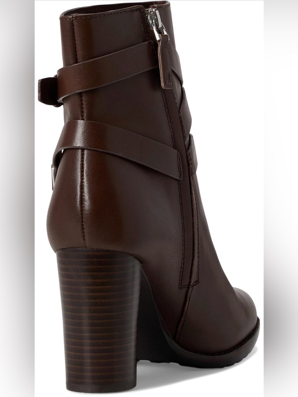 🖤🖤 Lauren Ralph Lauren Women's Collins Calfskin Bootie Heel - Picture 3 of 10